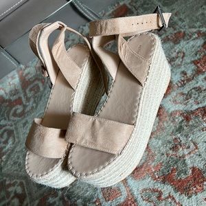 Pretty little things platform sandals